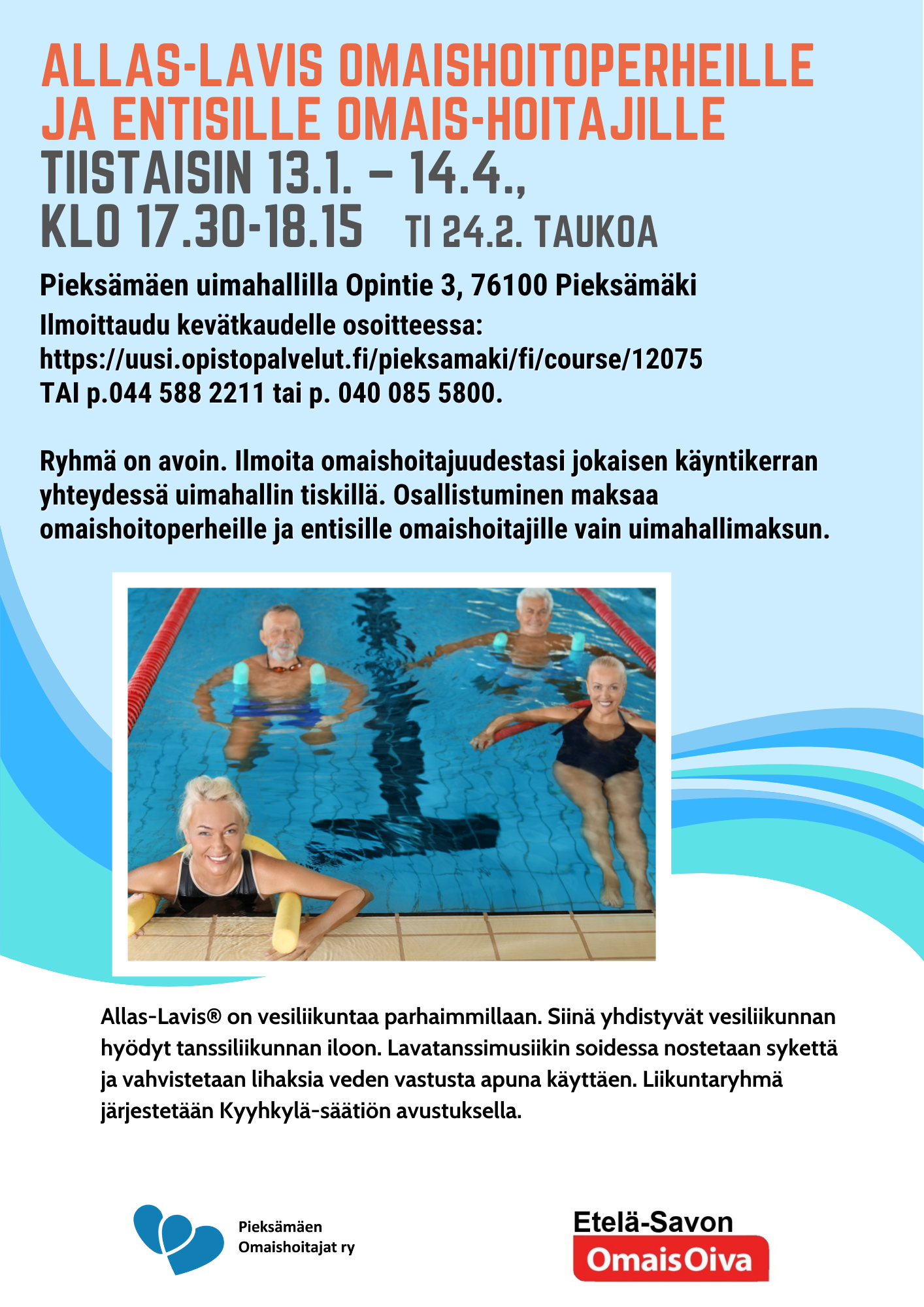 Seutuopiston järjestämä tapahtuma. Kuvan tiedot toistuvat tekstimuodossa kuvan yhteydessä.